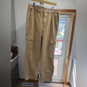 Judy Blue Khaki Cargo Pants with Side Pockets